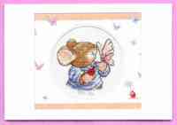 Tom Mouse Butterfly Card