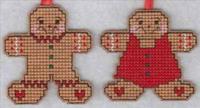 Gingerbread Boy and Girl Ornaments