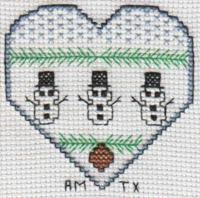 Monthly Hearts Afghan - January