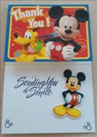 Thank You Mickey Mouse Card