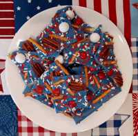 4th of July Chocolate Bark