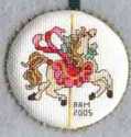 Holly Horse Christmas Ornament