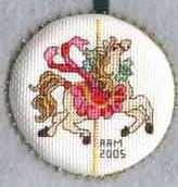 Holly Horse Christmas Ornament