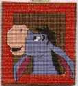 Eeyore Square Ornament