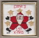 Star Santa Ornament