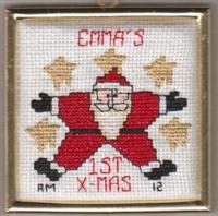 Star Santa Ornament