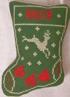 Reindeer Stocking Ornament
