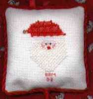 Beaded Santa Ornament