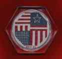 Red, White, & Blue Coaster