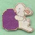 Rabbit with Egg Magnet