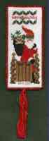 Santa Garden Gate Magnet