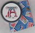Patriotic Letter A Handbag Mirror