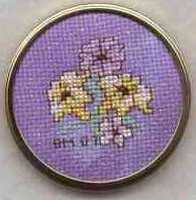 Three Flowers Handbag Mirrors