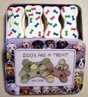 Dog Bone Shaped Sugar Cookies