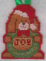Christmas Puppy Ornament