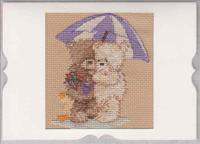 Popcorn Bear & Friend Card
