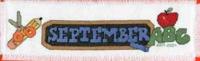 September Bookmark