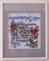 Holiday Welcome Sign