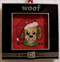Santa's Puppy Ornament