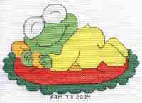 Kermit Sleeping