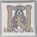 Dog Alphabet Letter W