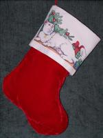 Christmas Kitty Stocking