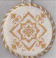 Golden Snowflake Ornament 2
