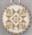Golden Snowflake Ornament