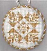 Golden Snowflake Ornament