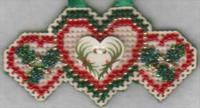 Holiday Hearts Ornament