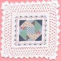 Color Wheel Square Doily