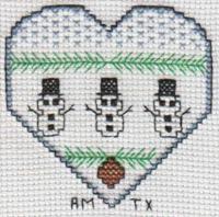Monthly Hearts Afghan - January