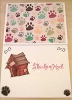 Dog Prints Card
