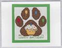 Birthday Paw Print