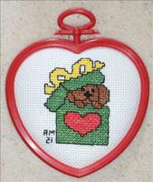 Puppy Present Ornament